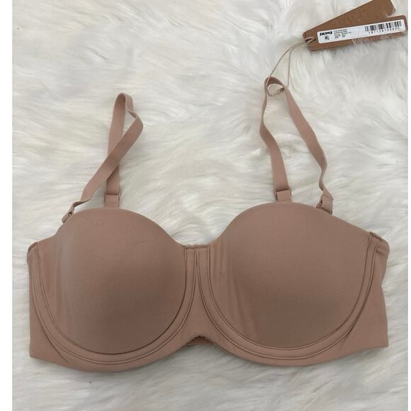 Skims NWT Neutral Mica Fits Everybody Convertible Strapless Bra Size 32B - Picture 2 of 7